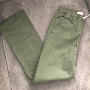 NWOT Old Navy Relaxed Slim army green pants with stretchy waist in size XL
